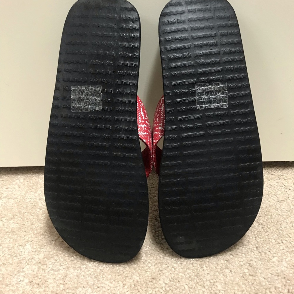 Yellow Box Flip Flops